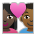 Couple with Heart: Woman, Man, Dark Skin Tone, Medium-Dark Skin Tone