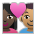 Couple with Heart: Woman, Man, Dark Skin Tone, Medium Skin Tone
