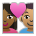 Couple with Heart: Woman, Man, Medium-Dark Skin Tone, Medium Skin Tone