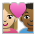 Couple with Heart: Woman, Man, Medium-Light Skin Tone, Medium-Dark Skin Tone