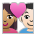 Couple with Heart: Woman, Man, Medium Skin Tone, Light Skin Tone