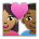 Couple with Heart: Woman, Man, Medium Skin Tone, Medium-Dark Skin Tone