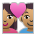 Couple with Heart: Woman, Man, Medium Skin Tone