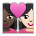 Couple with Heart: Woman, Woman, Dark Skin Tone, Light Skin Tone