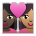 Couple with Heart: Woman, Woman, Dark Skin Tone, Medium Skin Tone