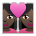 Couple with Heart: Woman, Woman, Dark Skin Tone