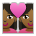 Couple with Heart: Woman, Woman, Medium-Dark Skin Tone
