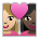 Couple with Heart: Woman, Woman, Medium-Light Skin Tone, Dark Skin Tone