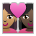 Couple with Heart: Woman, Woman, Medium Skin Tone, Dark Skin Tone