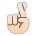 Crossed Fingers: Light Skin Tone