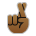 Crossed Fingers: Medium-Dark Skin Tone