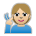 Deaf Person: Medium-Light Skin Tone