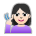 Deaf Woman: Light Skin Tone