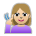 Deaf Woman: Medium-Light Skin Tone