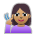 Deaf Woman: Medium Skin Tone