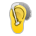 Ear with Hearing Aid