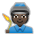 Factory Worker: Dark Skin Tone