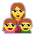 Family: Woman, Girl, Boy