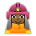 Firefighter: Medium-Dark Skin Tone