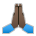 Folded Hands: Dark Skin Tone
