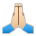 Folded Hands: Medium-Light Skin Tone