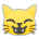 Grinning Cat with Smiling Eyes