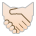 Handshake: Light Skin Tone