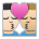 Kiss: Man, Man, Light Skin Tone, Medium-Light Skin Tone