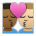 Kiss: Man, Man, Medium-Dark Skin Tone, Medium-Light Skin Tone