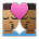Kiss: Man, Man, Medium Skin Tone, Medium-Dark Skin Tone