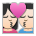 Kiss: Woman, Man, Light Skin Tone