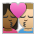 Kiss: Woman, Man, Medium-Dark Skin Tone, Medium-Light Skin Tone