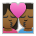Kiss: Woman, Man, Medium-Dark Skin Tone