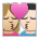 Kiss: Woman, Man, Medium-Light Skin Tone, Light Skin Tone