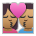 Kiss: Woman, Man, Medium Skin Tone
