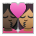 Kiss: Woman, Woman, Dark Skin Tone, Medium Skin Tone