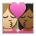 Kiss: Woman, Woman, Medium-Light Skin Tone, Medium-Dark Skin Tone