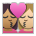 Kiss: Woman, Woman, Medium Skin Tone, Medium-Light Skin Tone