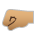 Left-Facing Fist: Medium Skin Tone