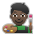 Man Artist: Dark Skin Tone