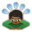 Man Bowing: Medium-Dark Skin Tone
