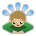 Man Bowing: Medium-Light Skin Tone