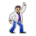 Man Dancing: Medium Skin Tone
