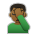 Man Facepalming: Medium-Dark Skin Tone