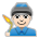 Man Factory Worker: Light Skin Tone