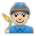 Man Factory Worker: Medium-Light Skin Tone