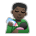 Man Feeding Baby: Dark Skin Tone
