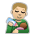 Man Feeding Baby: Medium-Light Skin Tone