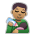 Man Feeding Baby: Medium Skin Tone