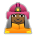 Man Firefighter: Medium-Dark Skin Tone